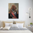 Irish Setter In Royal Clothing Poster - Gentlemen Dog Canvas Home Décor Birthday Christmas Gifts For Men Friends Boys