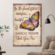 Butterfly Unique Beautiful And Magical Poster Canvas Home Décor Gifts For Men Women