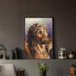 Jesus Christ With Bleeding Body Crucified on Cross Poster Canvas Home Décor Gifts For Birthday Thanksgiving Christmas