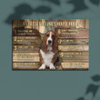 Basset Hound's House Rules Poster Canvas Home Décor Gifts For Family Member Friend