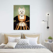 Queen Terrier Portrait Poster - Luxury Dog Canvas Home Décor Birthday Christmas Gifts For Women Girls Friends