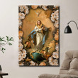 Mary Is Standing On A Snake Poster Canvas Home Décor Gifts For Women Grandma Mother