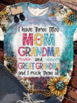 I Have Two Titles Mom Grandma I Rock Them All Leopard 3D T-Shirt Hoodies Gifts For Women Mother Birthday- GTSZ001