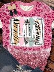 Lala Pinky Twinkle Glitter Leopard Twinkle Grandma 3D T-Shirt Hoodies Gifts For Women Customize- GTSZ010