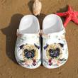Adorable Pitbull Clog Shoess Shoes Clogs For Mother Day - Roses Dog Custom Shoe Gifts For Mom Daughter