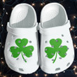 Shamrock Clover Lucky Flower Irish Patricks Day Merch Shoes Clog Shoess Gifts - CR-Patrick22