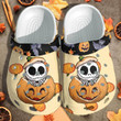 Halloween Nightmare Skull Pumpkin Tattoo Custom Clog Shoess Shoes Clogs - Halloween Outdoor Clog Shoess Shoes Clogs Birthday Gift For Boy Girl
