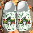Black Mom Funny Weeds Custom Clog Shoess Shoes Clogs - Mom Life Outdoor Clog Shoess Shoes Clogs Birthday Gift For Daughter Mother