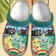 Hippie Vans Bus Retro Shoes Clog Shoess Clogs Birthday Gift - Hippie-Vans