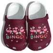 Flamingo Bingo Clog Shoess Shoes Clogs For Kid Kindergarten - School Flamingo Funny Custom Clog Shoess Shoes Clogs Gifts For Daughter Girl