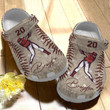 Baseballer Personalized Clog Shoes Shoes Clogs For Hitter Son- Hitter Men Baseball Clog Shoes Shoes Clogs  - GOSA0018