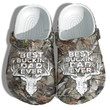 Best Buckin Dad Ever Deer Hunter Croc Shoes Gift Grandpa Father Day- Deer Hunting Camouflage Army Crocs Shoes- CR-NE0536 - Gigo Smart