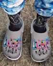 Nurse Love CNA Life Customize Name Clog Shoes Shoes Gift Birthday Niece - Tie Dye Nurse Clog Shoes Shoes Gift Christmas Daughter - GOS2185