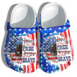 4th Of July Sunflower Clog Shoes Shoes Gift Women - Home Of The Free Because Of The Brave Twinkle America Flag Clog Shoes Shoes Birthday Gift - GOS2154