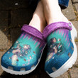 Mermaid Twinkle Ocean Crocs Shoes Birthday Gifts Daughter - Mermaid Girl Shoes Croc Clogs Customize - CR-NE0141 - Gigo Smart