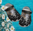 Goat Daisy Flower Leopard Bag 3D Croc Shoes Gift Besties- Goat Girl Twinkle Shoes Croc Clogs Customize Gift Birthday - CR-NE0447 - Gigo Smart