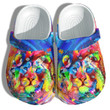 Lion Autism Dad Crocs Shoes - Autism Awareness Shoes Croc Clogs Gifts Son Father Day - CR-NE0028 - Gigo Smart