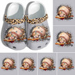 Baseball Grammy Leopard Skin Flower Crocs Shoes For Mother day - Baseball Grandma Shoes Croc Clogs Customize Name - CR-NE0108 - Gigo Smart