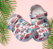 Flamingo Camping Bus Croc Shoes Gift Scout - Camping Flamingo Shoes Croc Clogs Gift Step Daughter- CR-NE0371 - Gigo Smart