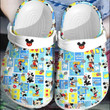 Mickey Mouse Sticker Happy Custom Shoes Crocs Clog For Women - MCM-CR234