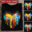 Dog Mom Melting Colorful Heart Dorin Personalized Shirt NVL09FEB22TP1