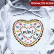 Personalized Mimi Heart Kid's Name Panther Pattern Hoodie Gift For Grandma Ntk26jan22ny1