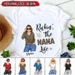 Rockin' Grandma Life Posing Nana Leopard Design Dorin Personalized Shirt DDL07FEB22TP1