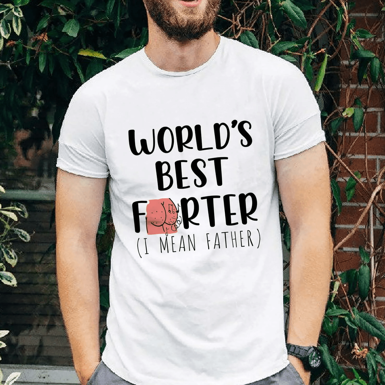 World's Best Farter Dad T-Shirts Gift For Dad