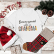 Christmas Gift For Grandma Promoted To Grandma Personalized T-Shirt