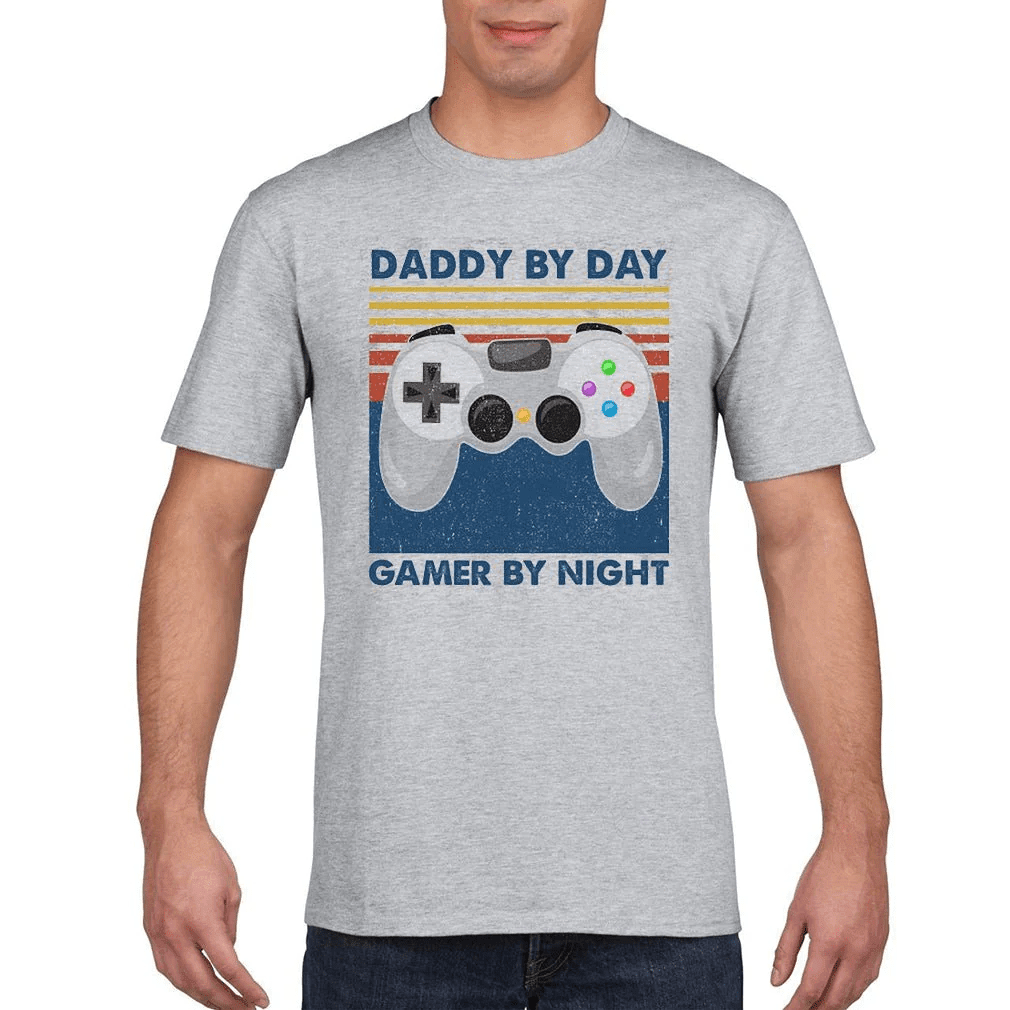 Daddy By Day Gamer By Night Shirt Gift For Dad