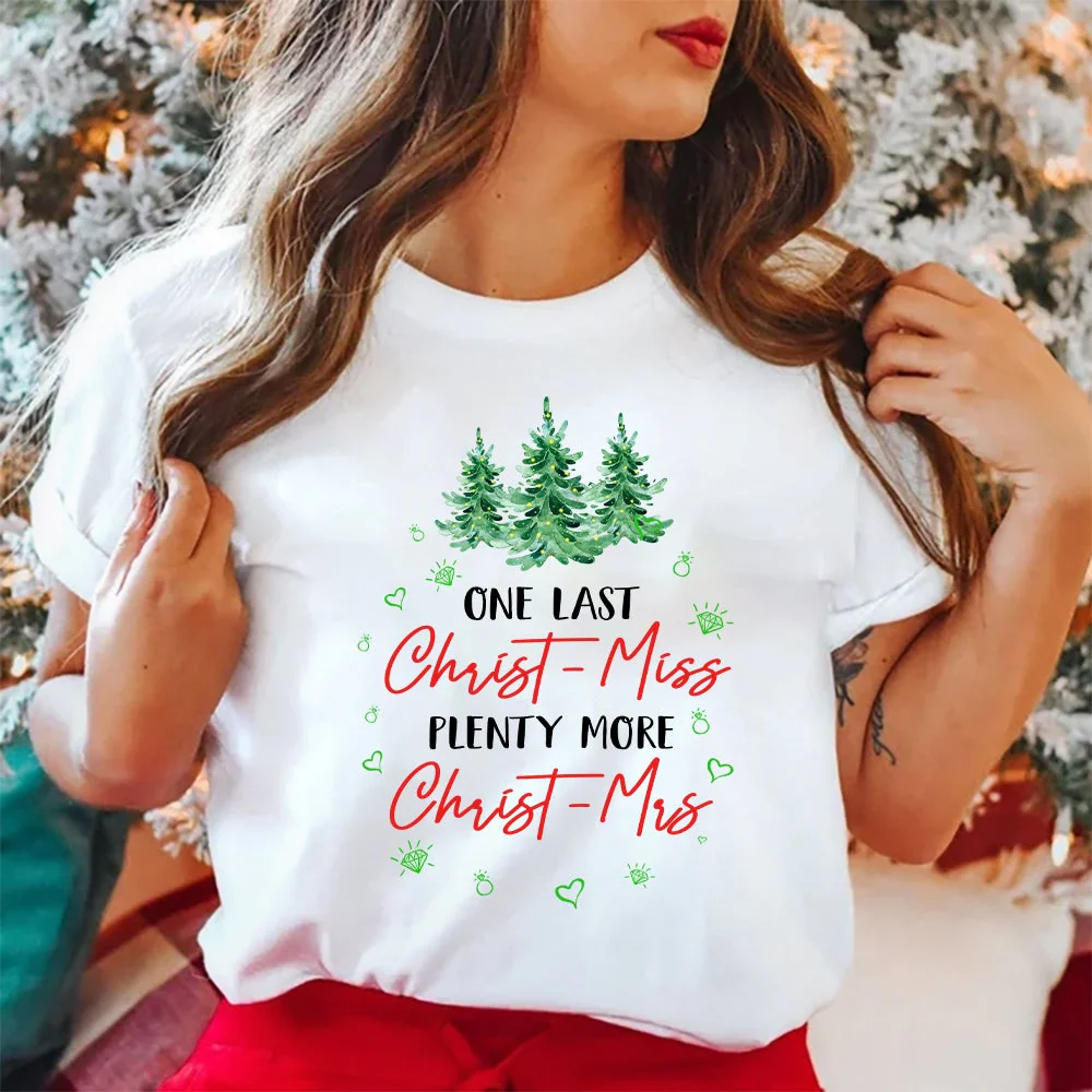 Christmas Gift For Fiancee Plenty More Christ-Mrs T-Shirt