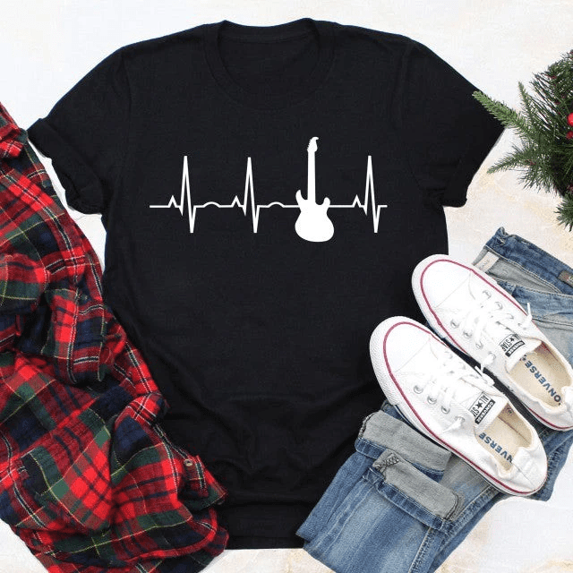 For Music Lovers Feel The Guitar Beat Shirt