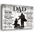 Golf Thank You Meaningful Canvas Personalized Gift For Dad From Son