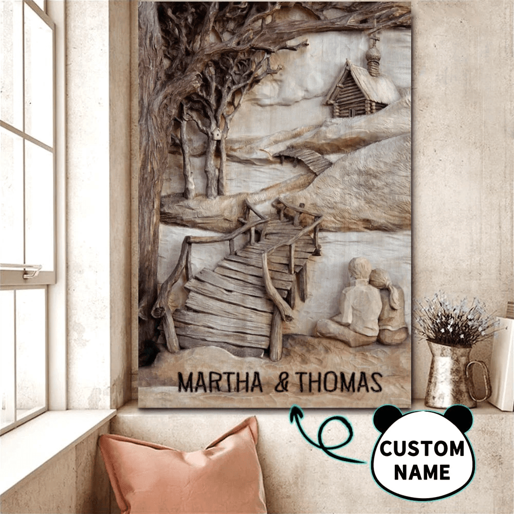 Personalized Canvas With Names Beautiful Things Canvas Gift For Couple