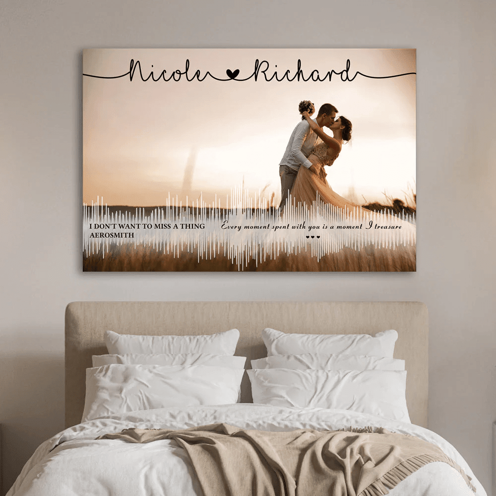 Anniversary Couple Every Moment Spent With You Personalized Canvas