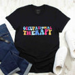 Retro Groovy Occupational Therapy OT Therapist T-shirt Hoodies Gift Women Birthday - TSA106