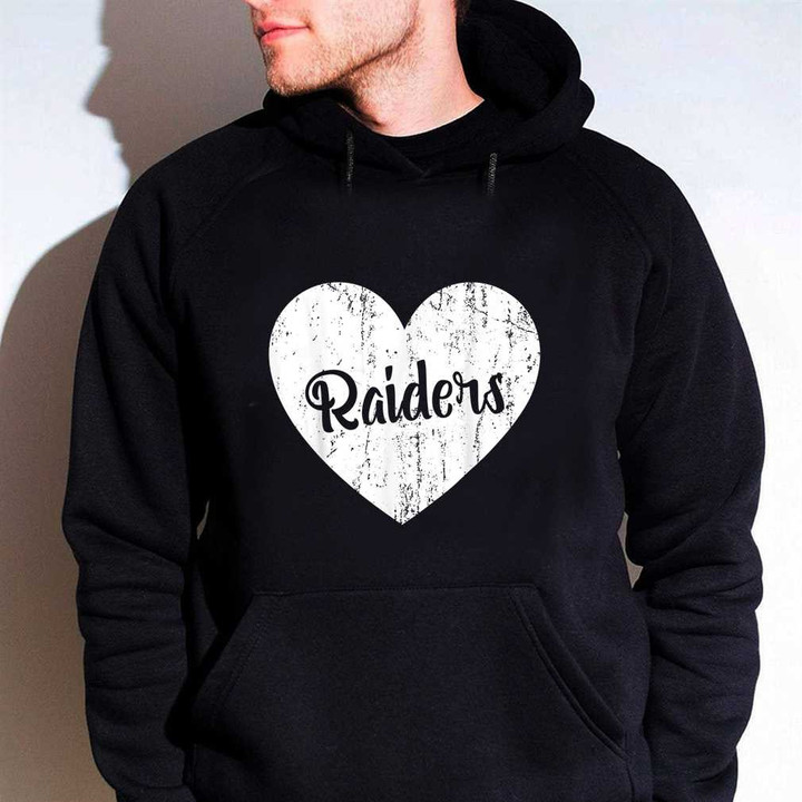 Raiders School Sports Fan Team Spirit Mascot T-shirt Gifts