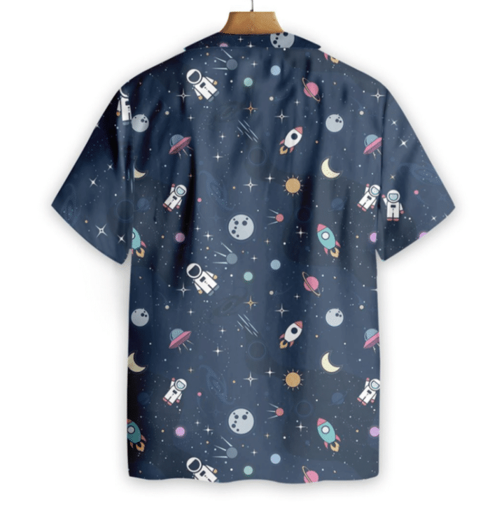 Planet Seamless Pattern Hawaii Shirt Gift For Men Women Children - HWP02