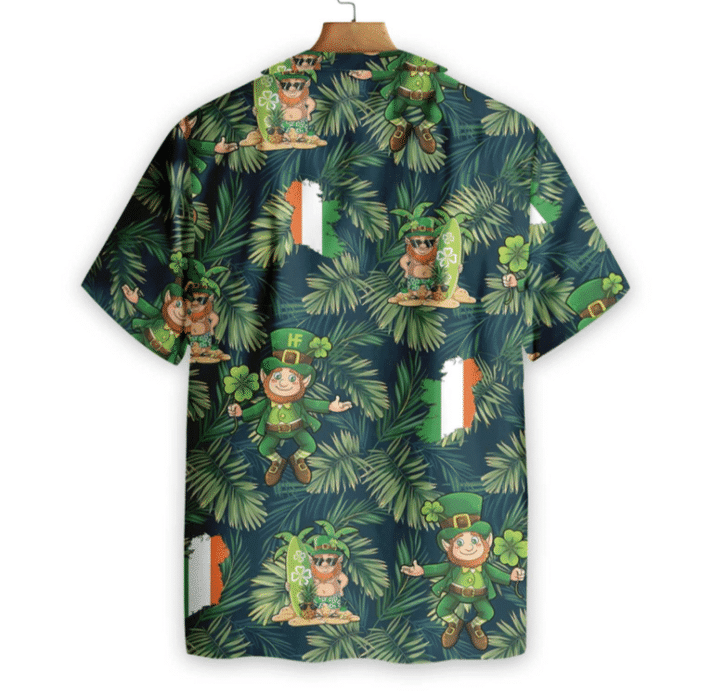 Leprechaun Saint Patrick's Day Hawaii Shirt Gift For Male Female - HWM06