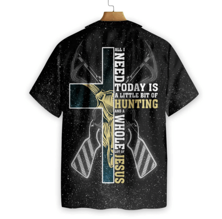 Hunting with Jesus Hawaii Shirt Gift For Fathers Day - HWH45