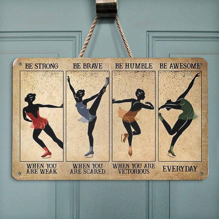 Ballet Dances Be Awesome Metal Sign Outdoor Garden, Address Sign, Sign Rustic Décor House - MBallet449