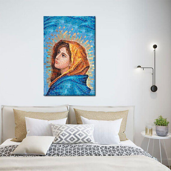 Mary Mother Poster Canvas Home Décor Birthday Thanksgiving Christmas Gifts For Women Girl