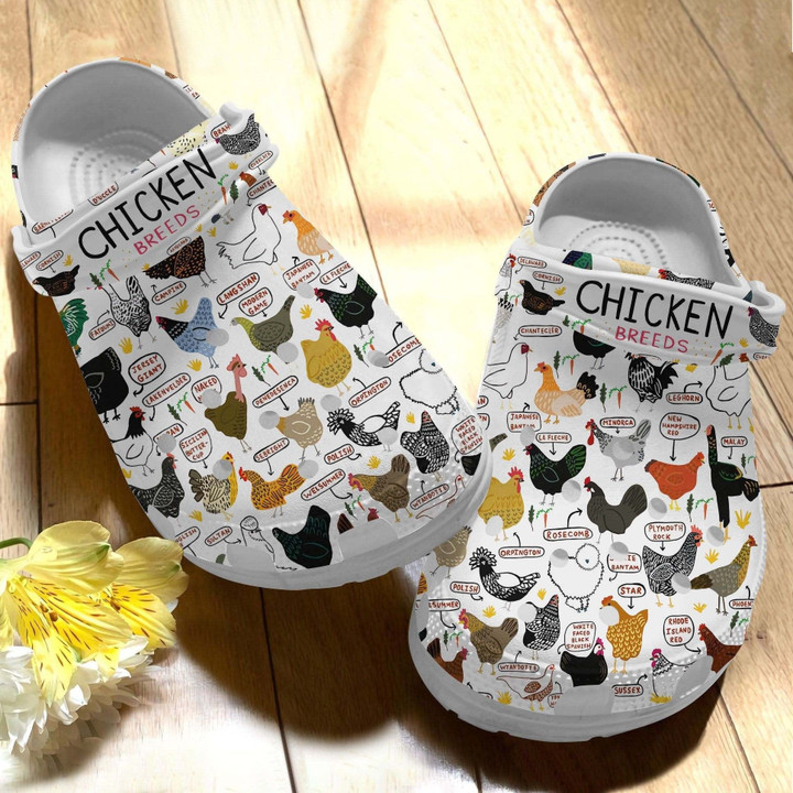 Chicken Breeds Croc Gift - Cartoon Chicken Shoes Crocbland Clog Gifts For Niece Daughter - Gigo Smart