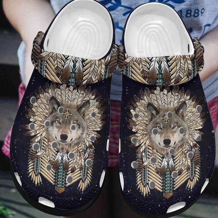 The Native Cool Wolf American Shoes Clogs Crocs For Men Women - Native-WF67 - Gigo Smart