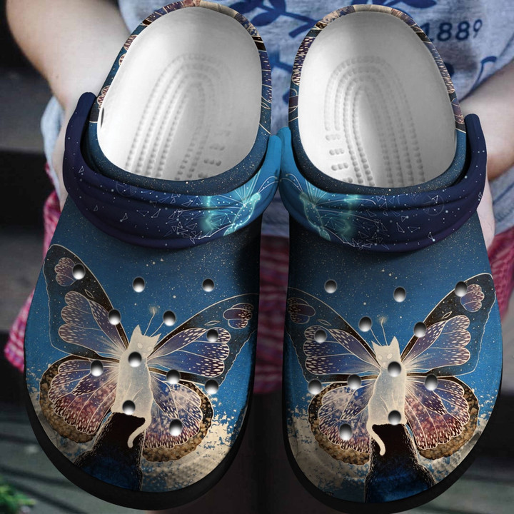 Miracle Butterfly Cat Shoes - Magical Animal Crocs Clogs Gift For Girlfriend - Miracle-BTC - Gigo Smart