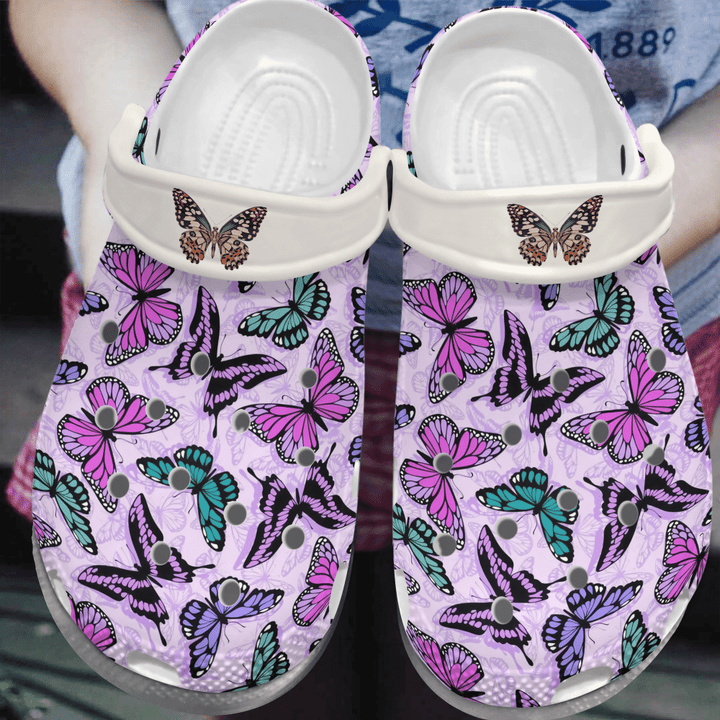 Full Of Butterflies Crocs Shoes Crocbland Clogs Gifts - Full-BT2 - Gigo Smart