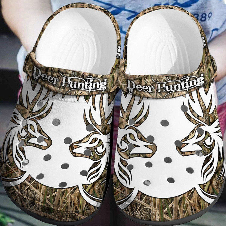 Deer Hunting Shoes Crocbland Clog Gifts for Men - DRH006 - Gigo Smart