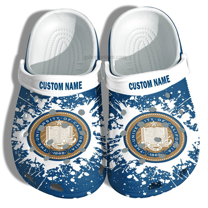 University of California Croc Shoes Customize- University Graduation Gifts Crocs Shoes Admission Gift- CR-CSU008 - Gigo Smart