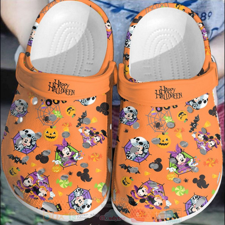 Halloween Sticker Mickey Mouse Custom Shoes Crocs Clog For Women - MCM-CR227
