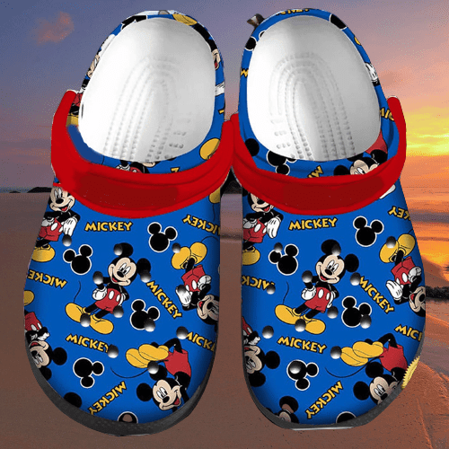 Sticker Mickey Mouse Custom Shoes Crocs Clog For Women Daughter - MCM-CR239